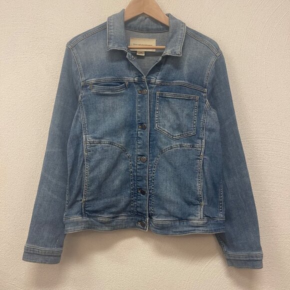 Anthropologie Pilcro Blue Denim Jacket Sz Medium - Picture 1 of 7